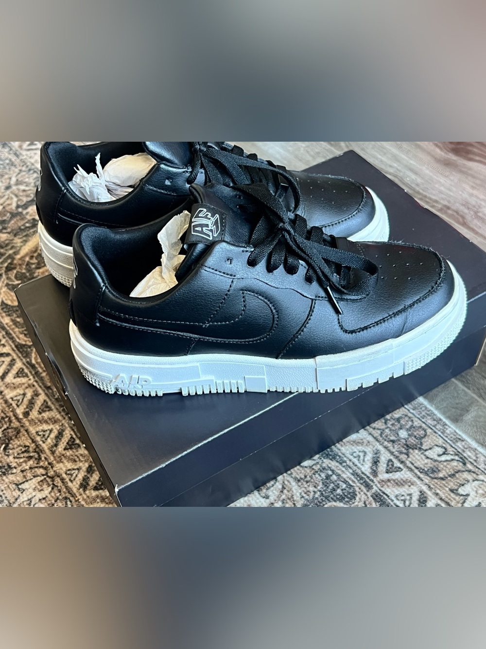 Nike Air Force 1 Pixel Black/White US Women's 8
